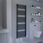 Alt Tag Template: Buy Eucotherm Primo Steel Tube Electric Vertical Towel Rail Radiator by Eucotherm for only £204.43 in Shop By Brand, Towel Rails, Eucotherm, Electric Heated Towel Rails, Eucotherm Towel Rails, Electric Standard Ladder Towel Rails at Main Website Store, Main Website. Shop Now