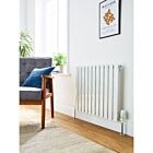 Alt Tag Template: Buy Kartell Boston Double Designer Horizontal Radiator 600mm H x 1190mm - White by Kartell for only £346.63 in Autumn Sale, Radiators, View All Radiators, Kartell UK, Designer Radiators, Kartell UK Radiators, Horizontal Designer Radiators, White Horizontal Designer Radiators at Main Website Store, Main Website. Shop Now