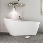 Alt Tag Template: Buy Eastbrook Chislehurst Freestanding Slipper Bath with Waste 1700mm Lx 740mm Wx 740mm H, White by Eastbrook for only £1,221.60 in Baths, Eastbrook Co., Free Standing Baths, Eastbrook Co. Baths, Modern Freestanding Baths at Main Website Store, Main Website. Shop Now