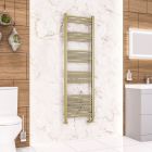 Alt Tag Template: Buy Eastbrook Wendover Brushed Brass Modern Ladder Towel Rail 1600mm H x 500mm W, Dual Fuel - Thermostatic by Eastbrook for only £628.90 in Towel Rails, Dual Fuel Towel Rails, Eastbrook Co., Heated Towel Rails Ladder Style, Dual Fuel Thermostatic Towel Rails, Eastbrook Co. Heated Towel Rails at Main Website Store, Main Website. Shop Now