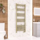Alt Tag Template: Buy Eastbrook Wendover Brushed Brass Modern Ladder Towel Rail 1600mm H x 600mm W, Dual Fuel - Thermostatic by Eastbrook for only £686.86 in Towel Rails, Dual Fuel Towel Rails, Eastbrook Co., Heated Towel Rails Ladder Style, Dual Fuel Thermostatic Towel Rails, Eastbrook Co. Heated Towel Rails at Main Website Store, Main Website. Shop Now