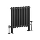 Alt Tag Template: Buy Eastbrook Imperia Matt Anthracite 2 Column Radiator 600mm H x 515mm W, Dual Fuel - Standard by Eastbrook for only £317.70 in at Main Website Store, Main Website. Shop Now