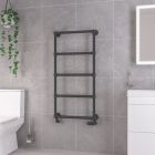 Alt Tag Template: Buy Eastbrook Stour Matt Anthracite Vertical Traditional Towel Rail 1195mm H x 600mm W, Dual Fuel - Thermostatic by Eastbrook for only £465.95 in clearance-last-chance-grab at Main Website Store, Main Website. Shop Now