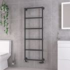 Alt Tag Template: Buy Eastbrook Stour Matt Anthracite Vertical Traditional Towel Rail 1550mm H x 600mm W, Electric Only - Thermostatic by Eastbrook for only £476.90 in clearance-last-chance-grab at Main Website Store, Main Website. Shop Now