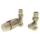 Alt Tag Template: Buy Eastbrook Straight Brushed Brass Thermostatic Radiator Valves and Lockshield Valve 15mm by Eastbrook for only £78.00 in Radiators, Eastbrook Co., Radiator Valves and Accessories, Eastbrook Co. Radiator Accessories, Thermostatic Radiator Valves, Radiator Valves, Brass Radiator Valves at Main Website Store, Main Website. Shop Now