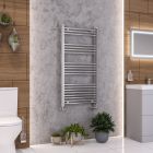 Alt Tag Template: Buy Eastbrook Wendover Straight Steel Chrome Heated Towel Rail 1200mm H x 600mm W Dual Fuel - Thermostatic by Eastbrook for only £334.67 in Eastbrook Co., Dual Fuel Thermostatic Towel Rails at Main Website Store, Main Website. Shop Now