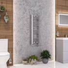 Alt Tag Template: Buy Eastbrook Wendover Straight Steel Chrome Heated Towel Rail 1000mm H x 300mm W Electric Only - Thermostatic by Eastbrook for only £234.21 in Eastbrook Co., Electric Thermostatic Towel Rails Vertical at Main Website Store, Main Website. Shop Now