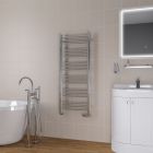 Alt Tag Template: Buy Eastbrook Biava Round Steel Chrome Heated Towel Rail 1200mm H x 400mm W Electric Only - Standard by Eastbrook for only £314.56 in Eastbrook Co., Electric Standard Ladder Towel Rails, Chrome Electric Heated Towel Rails at Main Website Store, Main Website. Shop Now