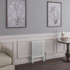 Alt Tag Template: Buy Eastbrook Imperia Gloss White Two Column Radiator 600mm H x 515mm W, Dual Fuel - Standard by Eastbrook for only £317.70 in View All Radiators, Eastbrook Co. at Main Website Store, Main Website. Shop Now