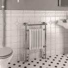 Alt Tag Template: Buy Eastbrook Isbourne Chrome Traditional Heated Towel Rail 940mm x 600mm Electric Only - Thermostatic41.1000-THERM by Eastbrook for only £529.89 in Shop By Brand, Towel Rails, Eastbrook Co., Traditional Heated Towel Rails, Eastbrook Co. Heated Towel Rails, Floor Standing Traditional Heated Towel Rails at Main Website Store, Main Website. Shop Now