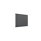 Alt Tag Template: Buy Reina Flat Steel Anthracite Horizontal Designer Radiator 600mm H x 810mm W Single Panel Electric Only - Standard by Reina for only £238.74 in Reina Designer Radiators, Electric Standard Radiators Horizontal at Main Website Store, Main Website. Shop Now