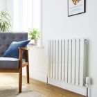 Alt Tag Template: Buy Kartell BOS60-147DW Boston Double Horizontal Radiator 600mm H x 1470mm W, White by Kartell for only £410.92 in Radiators, View All Radiators, Kartell UK, Designer Radiators, Kartell UK Radiators, Horizontal Designer Radiators, White Horizontal Designer Radiators at Main Website Store, Main Website. Shop Now