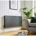 Alt Tag Template: Buy Kartell BOS60-77SA Boston Single Horizontal Radiator 600mm x 770mm, Anthracite by Kartell for only £176.91 in Radiators, Designer Radiators, Kartell UK, Horizontal Designer Radiators at Main Website Store, Main Website. Shop Now