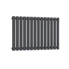 Alt Tag Template: Buy Reina Neva Steel Anthracite Horizontal Designer Radiator 550mm H x 826mm W Single Panel Electric Only - Standard by Reina for only £242.78 in Shop By Brand, Radiators, Electric Radiators, Reina, Electric Standard Radiators, Electric Standard Radiators Horizontal at Main Website Store, Main Website. Shop Now