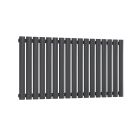 Alt Tag Template: Buy Reina Neva Steel Anthracite Horizontal Designer Radiator 550mm H x 826mm W Single Panel Dual Fuel - Standard by Reina for only £262.78 in Shop By Brand, Radiators, Dual Fuel Radiators, Reina, Dual Fuel Standard Radiators, Dual Fuel Standard Horizontal Radiators at Main Website Store, Main Website. Shop Now