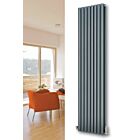 Alt Tag Template: Buy MaxtherM Eliptical Tube Double Panel Vertical Designer Radiator 1800mm High x 294mm Wide, Anthracite - 3127 BTU's by Maxtherm for only £378.11 in SALE, MaxtherM, Maxtherm Designer Radiators at Main Website Store, Main Website. Shop Now