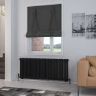 Alt Tag Template: Buy Eastbrook Rivassa 2 Column Horizontal Radiator Matt Black 600mm H x 1460mm W, Electric Only - Thermostatic by Eastbrook for only £832.35 in Radiators, Shop By Brand, Column Radiators, Eastbrook Co., Electric Radiators, View All Radiators, Eastbrook Co. Radiators, Horizontal Column Radiators, Electric Thermostatic Radiators, Electric Thermostatic Horizontal Radiators at Main Website Store, Main Website. Shop Now