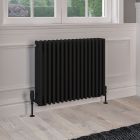 Alt Tag Template: Buy Eastbrook Rivassa 4 Column Matt Black Horizontal Radiator 600mm H x 785mm W, Electric Only - Thermostatic by Eastbrook for only £701.30 in Radiators, Shop By Brand, Column Radiators, Eastbrook Co., Electric Radiators, View All Radiators, Eastbrook Co. Radiators, Horizontal Column Radiators, Electric Thermostatic Radiators, Electric Thermostatic Horizontal Radiators at Main Website Store, Main Website. Shop Now