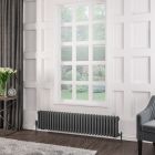 Alt Tag Template: Buy Eastbrook Rivassa Steel Matt Anthracite 3 Column Horizontal Radiator 300mm H x 1373mm W Electric Only - Thermostatic by Eastbrook for only £729.14 in Eastbrook Co., Electric Thermostatic Horizontal Radiators at Main Website Store, Main Website. Shop Now