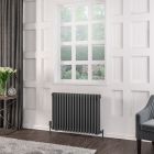 Alt Tag Template: Buy Eastbrook Rivassa Steel Matt Anthracite 3 Column Horizontal Radiator 600mm H x 833mm W Electric Only - Standard by Eastbrook for only £577.62 in Eastbrook Co., Electric Standard Radiators Horizontal at Main Website Store, Main Website. Shop Now
