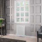 Alt Tag Template: Buy Eastbrook Rivassa 3 column radiator 600mm H x 518mm W White - Central Heating by Eastbrook for only £305.86 in Radiators, View All Radiators, Eastbrook Co., Column Radiators, Eastbrook Co. Radiators, White Horizontal Column Radiators at Main Website Store, Main Website. Shop Now