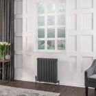 Alt Tag Template: Buy Eastbrook Rivassa 3 column radiator 600mm H x 563mm W Matt Anthracite - Central Heating by Eastbrook for only £330.94 in Radiators, View All Radiators, Eastbrook Co., Column Radiators, Eastbrook Co. Radiators, Anthracite Horizontal Column Radiators at Main Website Store, Main Website. Shop Now