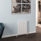 Alt Tag Template: Buy Eastbrook Rosano Matt White Aluminium Horizontal Designer Radiator 600mm H x 470mm W Electric Only - Thermostatic by Eastbrook for only £369.50 in Eastbrook Co., Electric Thermostatic Horizontal Radiators at Main Website Store, Main Website. Shop Now