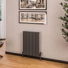 Alt Tag Template: Buy Eastbrook Rosano Matt Anthracite Aluminium Horizontal Designer Radiator 600mm H x 470mm W Electric Only - Thermostatic by Eastbrook for only £369.50 in Eastbrook Co., Electric Thermostatic Horizontal Radiators at Main Website Store, Main Website. Shop Now