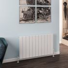 Alt Tag Template: Buy Eastbrook Rosano Matt White Aluminium Horizontal Designer Radiator 600mm H x 1040mm W Electric Only - Thermostatic by Eastbrook for only £622.94 in Eastbrook Co., Electric Thermostatic Horizontal Radiators at Main Website Store, Main Website. Shop Now