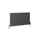 Alt Tag Template: Buy Eastbrook Peretti Aluminium Matt Anthracite Horizontal Designer Radiator 600mm H x 1040mm W Electric Only - Thermostatic by Eastbrook for only £622.94 in Eastbrook Co., Electric Thermostatic Horizontal Radiators at Main Website Store, Main Website. Shop Now