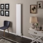 Alt Tag Template: Buy Eastbrook Vesima Matt White Aluminium Vertical Designer Radiator 1800mm H x 303mm W Dual Fuel - Standard by Eastbrook for only £536.30 in Eastbrook Co., Dual Fuel Standard Vertical Radiators at Main Website Store, Main Website. Shop Now