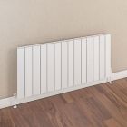 Alt Tag Template: Buy Eastbrook Fairford Horizontal Aluminium Radiator 600mm H x 375mm W Matt White - Electric Only Thermostatic by Eastbrook for only £321.12 in Eastbrook Co., Electric Thermostatic Horizontal Radiators at Main Website Store, Main Website. Shop Now