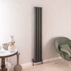 Alt Tag Template: Buy Eastbrook Burford Vertical Aluminium Radiator 1800mm H x 375mm W Matt Anthracite - Electric Only Standard by Eastbrook for only £562.62 in Eastbrook Co., Electric Standard Radiators Vertical at Main Website Store, Main Website. Shop Now