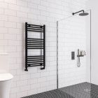 Alt Tag Template: Buy Eastbrook Wingrave Steel Matt Black Straight Heated Towel Rail 1000mm H x 500mm W Central Heating by Eastbrook for only £100.16 in Towel Rails, Eastbrook Co., Heated Towel Rails Ladder Style, Eastbrook Co. Heated Towel Rails, Black Ladder Heated Towel Rails at Main Website Store, Main Website. Shop Now