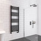 Alt Tag Template: Buy Eastbrook Wingrave Steel Matt Black Straight Heated Towel Rail 1400mm H x 500mm W Dual Fuel - Standard by Eastbrook for only £244.35 in Towel Rails, Eastbrook Co., Heated Towel Rails Ladder Style, Dual Fuel Standard Towel Rails, Eastbrook Co. Heated Towel Rails, Black Ladder Heated Towel Rails at Main Website Store, Main Website. Shop Now