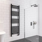 Alt Tag Template: Buy Eastbrook Wingrave Steel Matt Black Straight Heated Towel Rail 1600mm H x 500mm W Dual Fuel - Standard by Eastbrook for only £268.42 in Towel Rails, Eastbrook Co., Heated Towel Rails Ladder Style, Dual Fuel Standard Towel Rails, Eastbrook Co. Heated Towel Rails, Black Ladder Heated Towel Rails at Main Website Store, Main Website. Shop Now