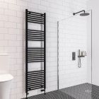 Alt Tag Template: Buy Eastbrook Wingrave Steel Matt Black Straight Heated Towel Rail 1800mm H x 500mm W Dual Fuel - Standard by Eastbrook for only £302.06 in Towel Rails, Eastbrook Co., Heated Towel Rails Ladder Style, Dual Fuel Standard Towel Rails, Eastbrook Co. Heated Towel Rails, Black Ladder Heated Towel Rails at Main Website Store, Main Website. Shop Now