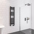Alt Tag Template: Buy Eastbrook Wingrave Steel Matt Black Straight Heated Towel Rail 1200mm H x 300mm W Central Heating by Eastbrook for only £101.55 in Towel Rails, Eastbrook Co., Heated Towel Rails Ladder Style, Eastbrook Co. Heated Towel Rails, Black Ladder Heated Towel Rails, Black Straight Heated Towel Rails at Main Website Store, Main Website. Shop Now