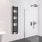 Alt Tag Template: Buy Eastbrook Wingrave Steel Matt Black Straight Heated Towel Rail 1400mm H x 300mm W Dual Fuel - Standard by Eastbrook for only £233.07 in Towel Rails, Eastbrook Co., Heated Towel Rails Ladder Style, Dual Fuel Standard Towel Rails, Eastbrook Co. Heated Towel Rails, Black Ladder Heated Towel Rails, Black Straight Heated Towel Rails at Main Website Store, Main Website. Shop Now