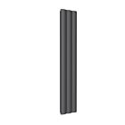 Alt Tag Template: Buy Reina Belva Aluminium Anthracite Double Panel Vertical Designer Radiator 1800mm H x 308mm W - Central Heating by Reina for only £372.00 in Shop By Brand, Radiators, Aluminium Radiators, View All Radiators, Reina at Main Website Store, Main Website. Shop Now