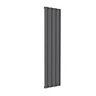 Alt Tag Template: Buy Reina Belva Aluminium Anthracite Single Panel Vertical Designer Radiator 1800mm x 412mm - Central Heating by Reina for only £342.24 in Shop By Brand, Radiators, Aluminium Radiators, View All Radiators, Reina at Main Website Store, Main Website. Shop Now