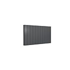 Alt Tag Template: Buy Reina Casina Aluminium Anthracite Double Panel Horizontal Designer Radiator 600mm H x 1040mm W - Dual Fuel - Thermostatic by Reina for only £685.44 in Reina, Dual Fuel Thermostatic Horizontal Radiators at Main Website Store, Main Website. Shop Now