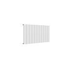 Alt Tag Template: Buy Reina Casina Aluminium White Single Panel Horizontal Designer Radiator 600mm x 1040mm - Dual Fuel - Thermostatic by Reina for only £493.17 in Reina, Dual Fuel Thermostatic Horizontal Radiators at Main Website Store, Main Website. Shop Now