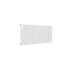 Alt Tag Template: Buy Reina Casina Aluminium White Single Panel Horizontal Designer Radiator 600mm H x 1230mm W - Electric Only - Standard by Reina for only £501.71 in Reina, Electric Standard Radiators Horizontal at Main Website Store, Main Website. Shop Now