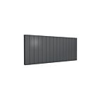 Alt Tag Template: Buy Reina Casina Aluminium Anthracite Double Panel Horizontal Designer Radiator 600mm x 1420mm - Central Heating by Reina for only £736.56 in Autumn Sale, January Sale, Radiators, Aluminium Radiators, Reina, Designer Radiators, Horizontal Designer Radiators, Aluminium Horizontal Designer Radiators, Anthracite Horizontal Designer Radiators at Main Website Store, Main Website. Shop Now