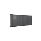 Alt Tag Template: Buy Reina Casina Aluminium Anthracite Single Panel Horizontal Designer Radiator 600mm H x 1420mm W - Electric Only-Thermostatic by Reina for only £601.46 in Reina, Electric Thermostatic Horizontal Radiators at Main Website Store, Main Website. Shop Now