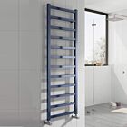 Alt Tag Template: Buy Reina Fano Aluminium Designer Heated Towel Rail 720mm H x 485mm W Blue Satin Electric Only - Standard by Reina for only £308.08 in Reina, Electric Standard Designer Towel Rails at Main Website Store, Main Website. Shop Now