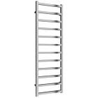 Alt Tag Template: Buy Reina Fano Aluminium Designer Heated Towel Rail 1240mm H x 485mm W Brushed Electric Only - Standard by Reina for only £389.92 in Reina, Electric Standard Designer Towel Rails at Main Website Store, Main Website. Shop Now