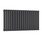 Alt Tag Template: Buy Reina Neval Aluminium Single Panel Horizontal Radiator 600mm H x 994mm W Anthracite Dual Fuel Standard by Reina for only £566.16 in Reina, Reina Designer Radiators, Dual Fuel Standard Horizontal Radiators at Main Website Store, Main Website. Shop Now