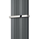 Alt Tag Template: Buy Reina Wave Stainless Steel Single Towel Bar Anthracite 450mm by Reina for only £58.32 in Radiator Valves and Accessories, Reina, Reina Radiator & Towel Rail Accessories, Radiator Towel Bars/Rails/Hooks, Reina Towel Bars at Main Website Store, Main Website. Shop Now
